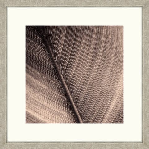 Tablou 4 piese Framed Art Sepia Palm Texture (1)