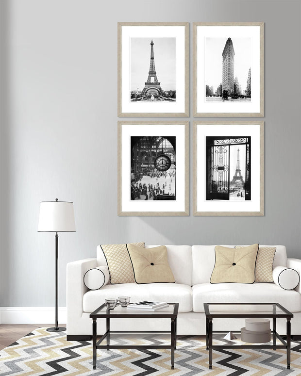 Tablou 4 piese Framed Art Vintage Architecture Set (5)