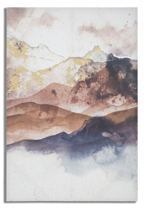 Mauro Ferretti Tablou Canvas Brown Mountain Multicolor, 80 x 120 cm