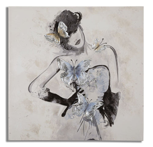 Mauro Ferretti Tablou Canvas Woman -B- Multicolor, 80 x 80 cm