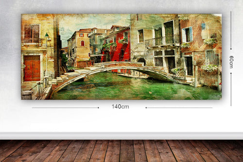 Oyo Tablou Canvas World 16 Multicolor, 60 x 140 cm