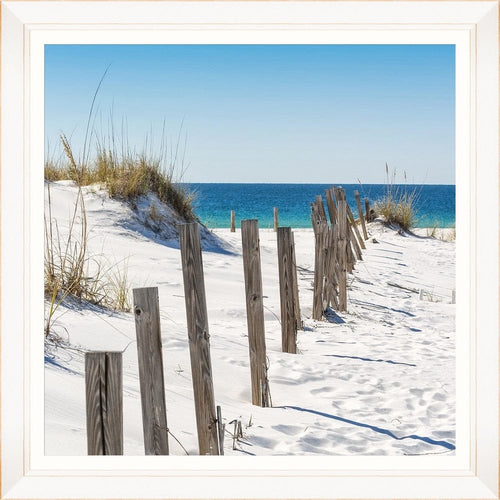 Tablou Framed Art Beach Fence