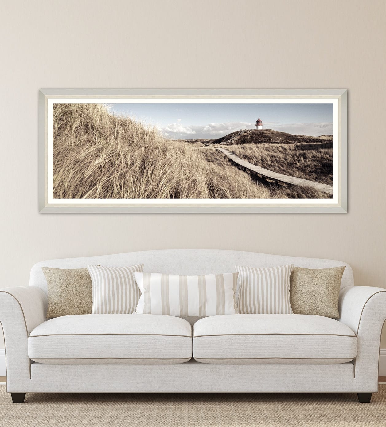 Tablou Framed Art Beach Wooden Path (1)