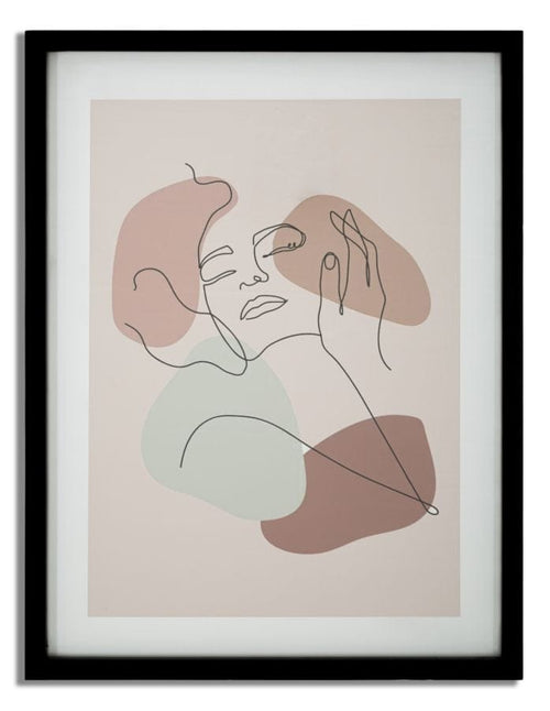 Tablou Framed Art Face -A- Multicolor, 35 x 47 cm