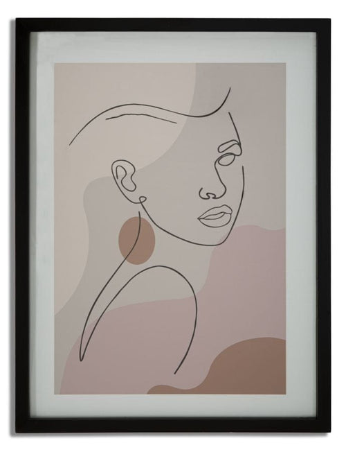 Mauro Ferretti Tablou Framed Art Face -C- Multicolor, 35 x 47 cm