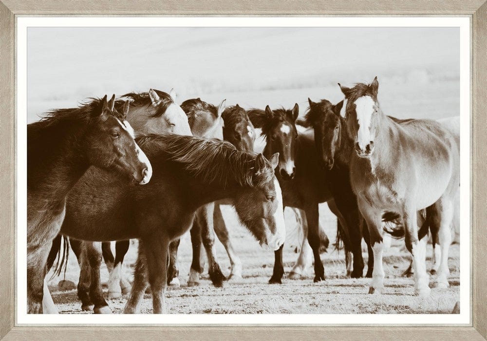 Tablou Framed Art Nordic Horses