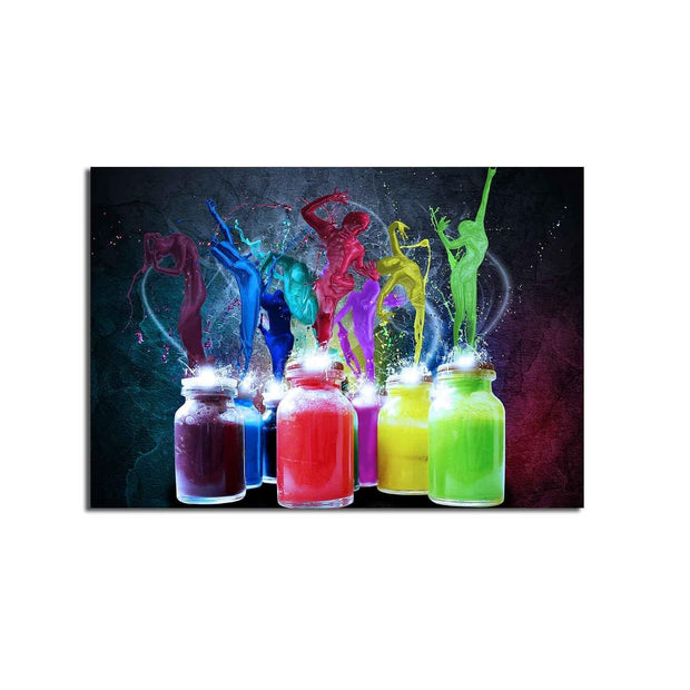 Tablou Canvas Lucinda Rainbow 70100C-031 Multicolor, 100 x 70 cm (3)