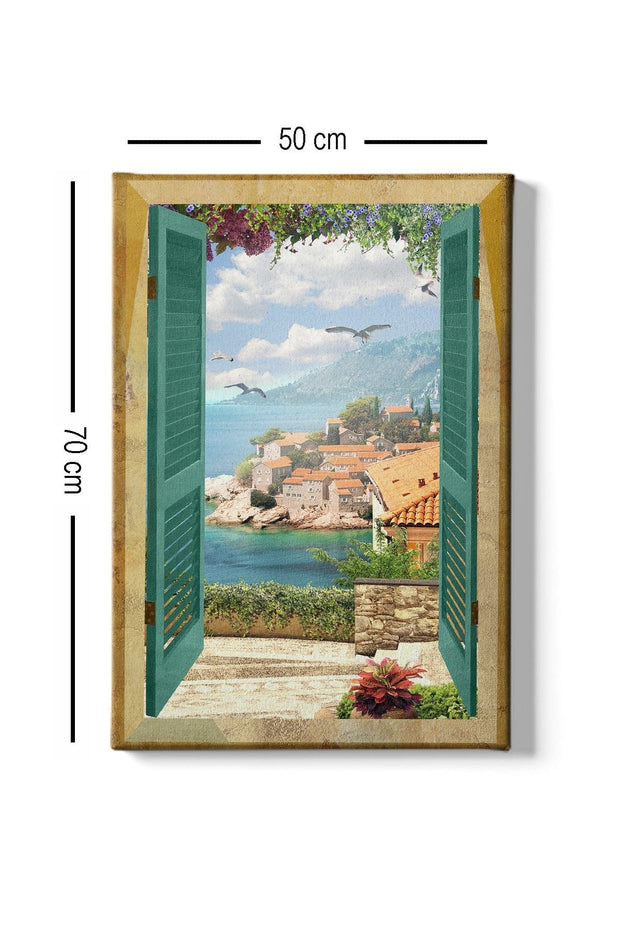 Tablou Canvas Window View 228 Multicolor, 50 x 70 cm (2)