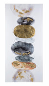 Tablou pictat manual Crown P20284-1 Stones Multicolor, 70 x 140 cm