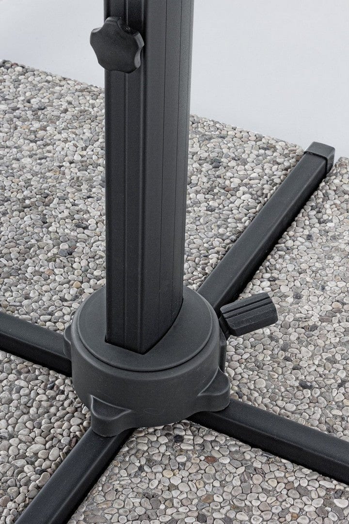 Umbrela de soare suspendata, Ines D Gri Deschis, L400xl300xH259 cm (12)