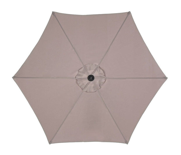 Umbrela de soare, Delfi Grej / Gri Inchis, Ø270xH240 cm (3)