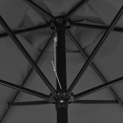 Umbrela de soare, Laila Antracit, Ø300xH245 cm (2)