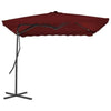 Umbrela de soare suspendata, Ella Bordeaux, L250xl250xH230 cm (2)