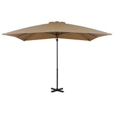 Umbrela de soare suspendata, Malta Grej, L250xl250xH230 cm (1)