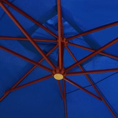 Umbrela de soare suspendata, Zahra Albastru, L400xl300xH285 cm (2)