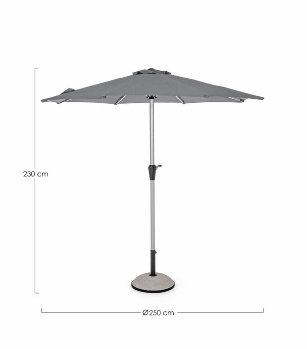 Umbrela de soare, Vienna B Gri Inchis / Gri, Ø250xH230 cm (5)