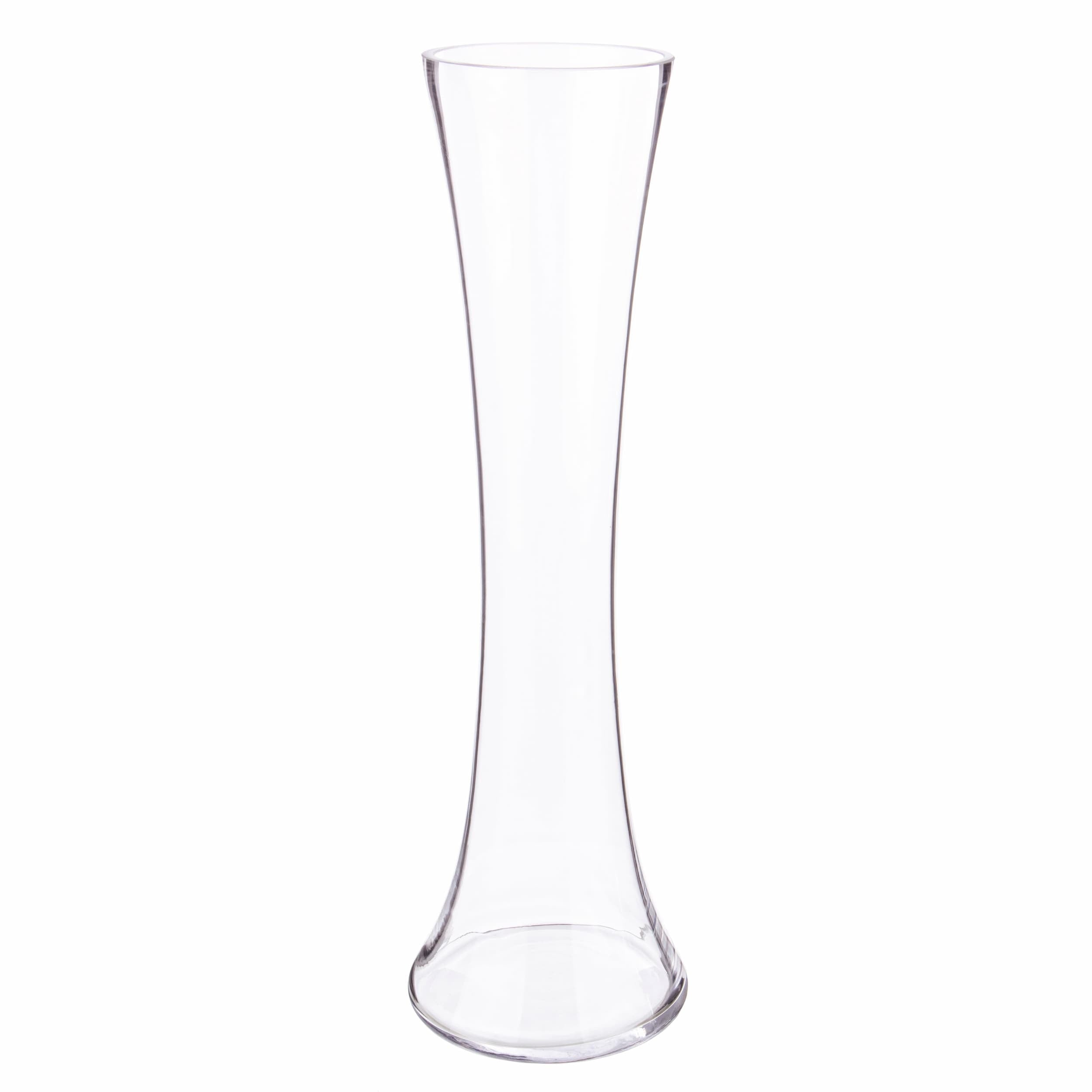 Vaza decorativa din sticla, Venice Shaped L Transparent, Ø15xH50 cm