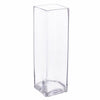 Vaza decorativa din sticla, Venice Square S Transparent, L12xl12xH40 cm
