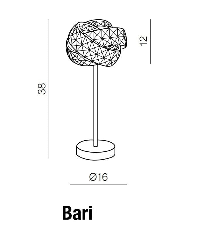 Veioza Bari Crom, AZ2106 (3)