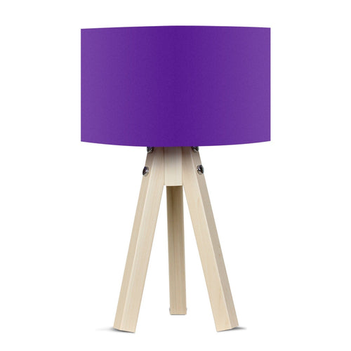 Veioza Mdf Violet / Natural